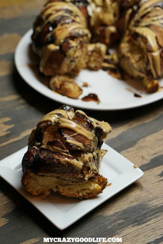 Peanut Butter & Chocolate Monkey Bread Recipe
