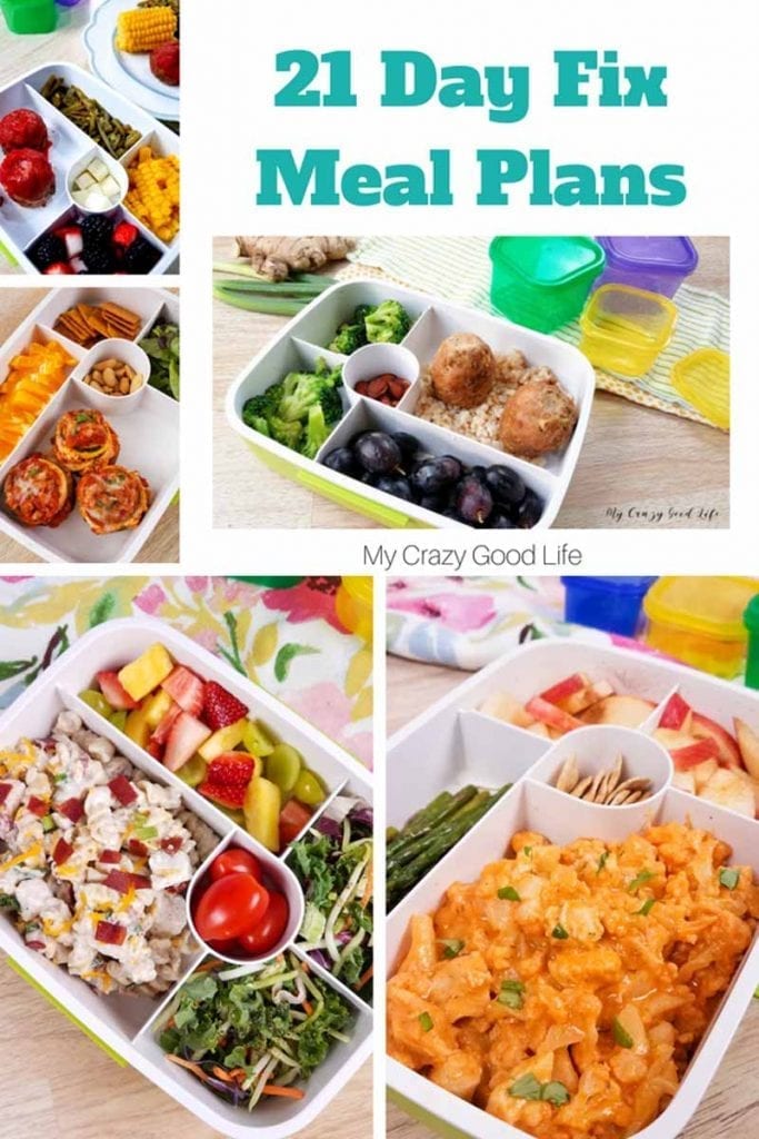 21 Day Fix Meal Planner Excel Template Weekly Diet Planner With Recipe List  for Any Different Calories Range 