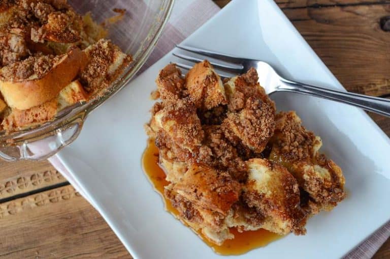 Easy Dinner Roll French Toast Casserole