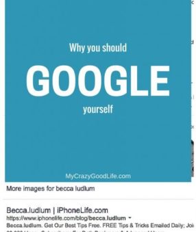 Did you know that most people never Google themselves? When you Google yourself, you can help to create a positive digital reputation for yourself. Here are a few ways to do that, and why it's important.