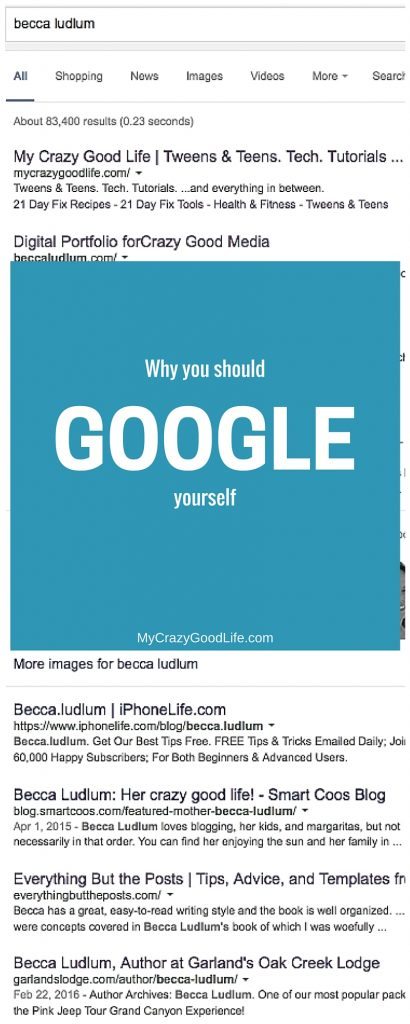 Did you know that most people never Google themselves? When you Google yourself, you can help to create a positive digital reputation for yourself. Here are a few ways to do that, and why it's important.