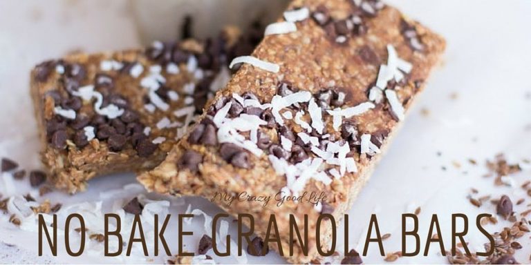 Healthy No Bake Granola Bar Recipe