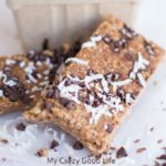 These no bake granola bars are the perfect base recipe that you can customize for your family. The base is made from peanut butter and honey. Kids LOVE to help with these!
