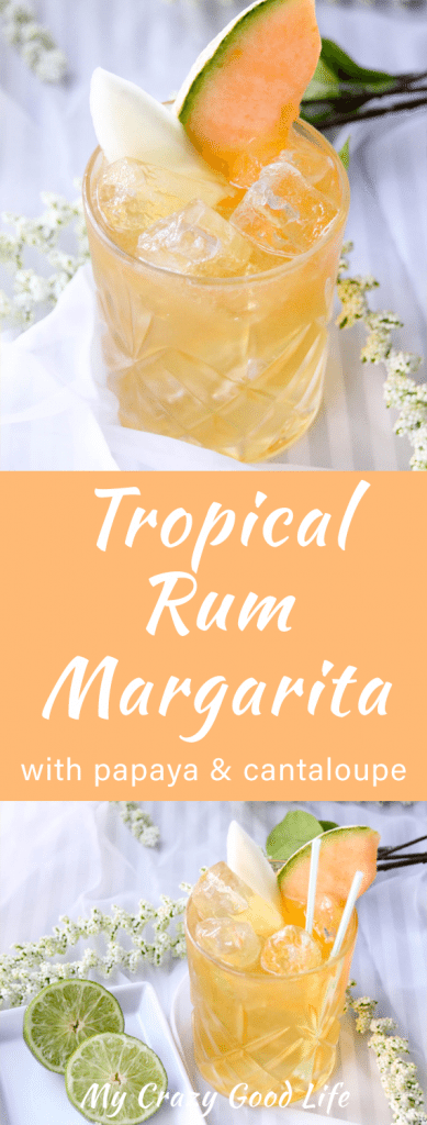 Tropical Rum Margarita | My Crazy Good Life
