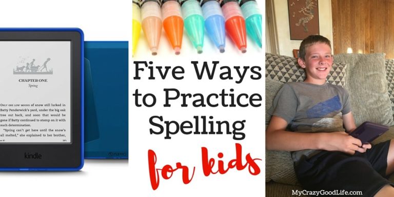 Five Ways to Practice Spelling for Kids