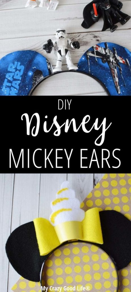 Disney Parks are great places to visit for the whole family, but bringing the whole family can get a bit costly. Instead of buying ears at the parks, make your own DIY Mickey ears at home! 