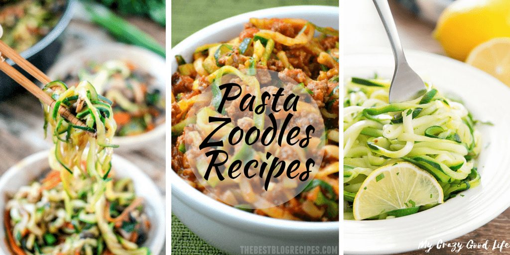 Pasta Zoodles Recipes are all the rage right now! Hop on board this crazy pasta zoodles train for some delicious and healthy recipes for all those zoodles!