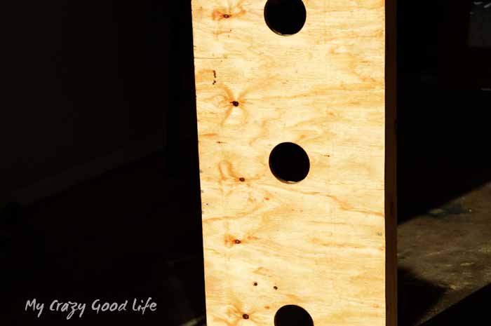 DIY Outdoor Game Three Hole Washers Game My Crazy Good Life   Boards Step 10 2 