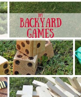 These fun DIY Backyard Games are a great way to enjoy the outdoors without ever leaving the house! Easy to make and fun to play, these lawn games are perfect for your next BBQ or picnic!