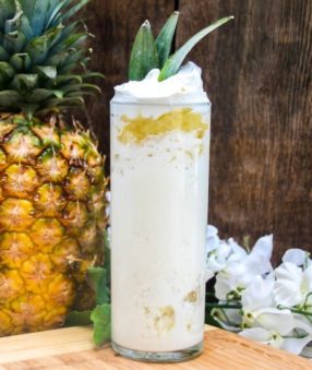 Bring back the Disneyland Dole Whip from your youth and give it an adult twist with this delicious Dole Whip Margarita!