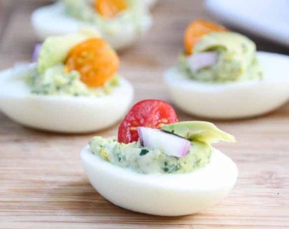 Herbed Deviled Eggs 21 Day Fix Deviled Egg Recipe My Crazy