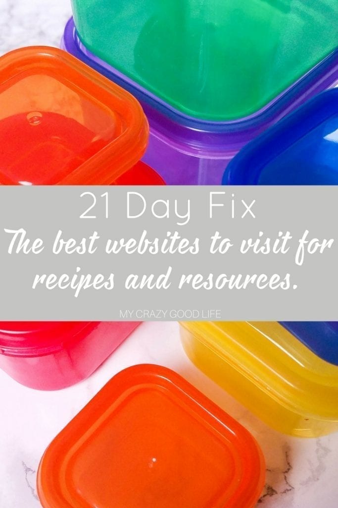 The Best Websites for 21 Day Fix Info | My Crazy Good Life