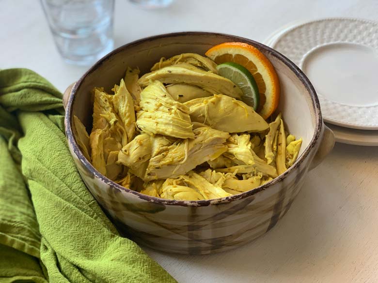 image of mexican inspired shredded chicken