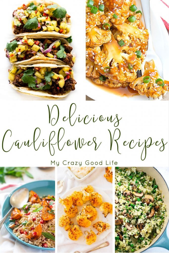 I'll admit–I'm not a huge fan of cauliflower. That has encouraged me to find a few easy cauliflower recipes to have in my menu! Here are 20 Delicious Cauliflower Recipes. 
