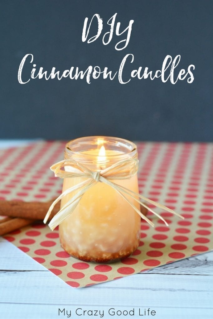 Making your own DIY cinnamon candles is easier than you might think! It's a relaxing and delightful DIY fall project that anyone will enjoy! 