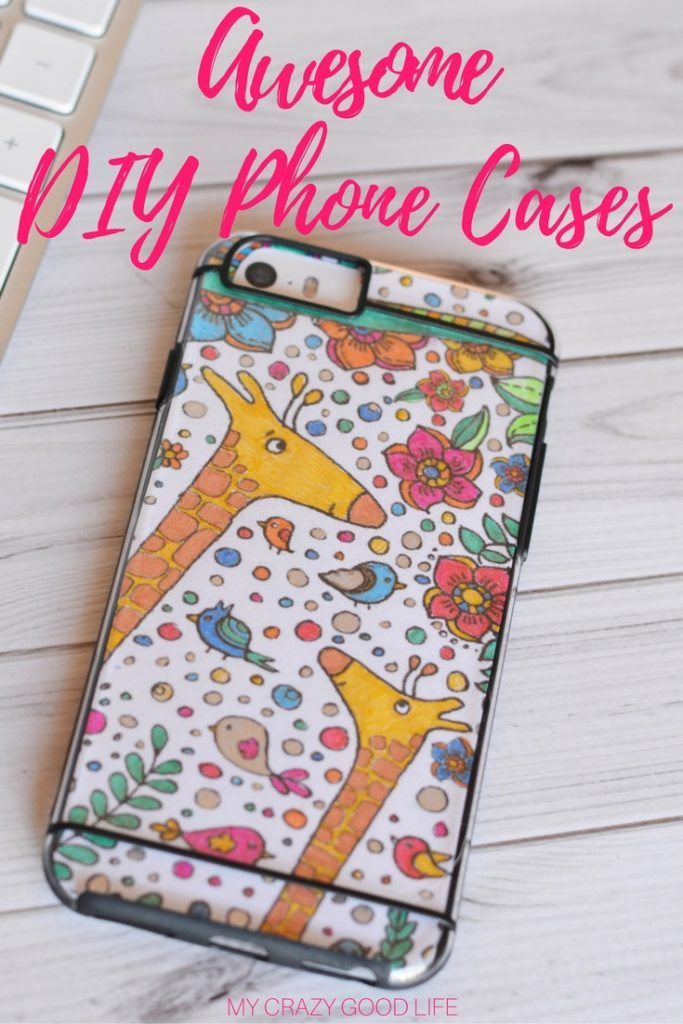 DIY iPhone Cases are easy to make and cheaper than constantly buying new outfits for your favorite piece of technology! Plus, it's always fun to craft!