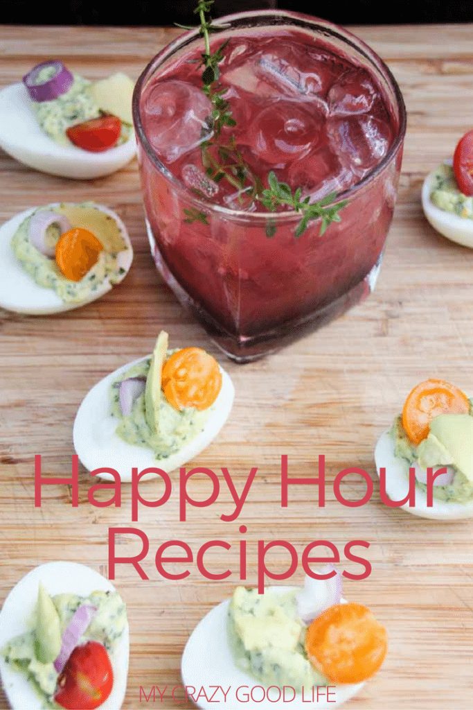 Happy Hour Recipes don't have to be complex in order to wow your guests and their taste buds! This combo is a winner and it's simple to whip up!