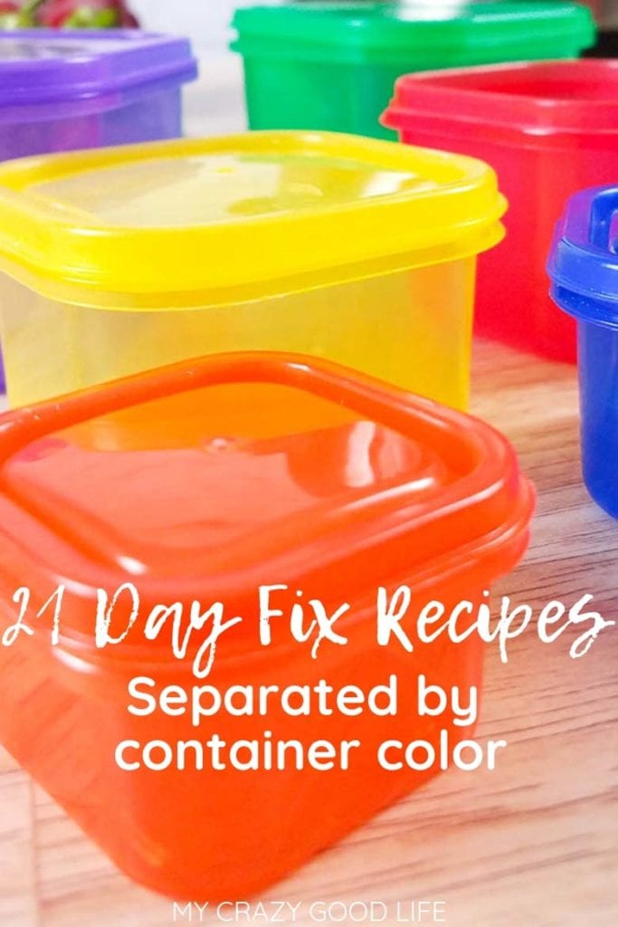 picture of 21 day fix containers on a counter