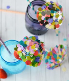 Make some DIY Confetti Umbrellas for everyday use or maybe some for your next party? They're cute, festive, and easy to make! The perfect project to relax!