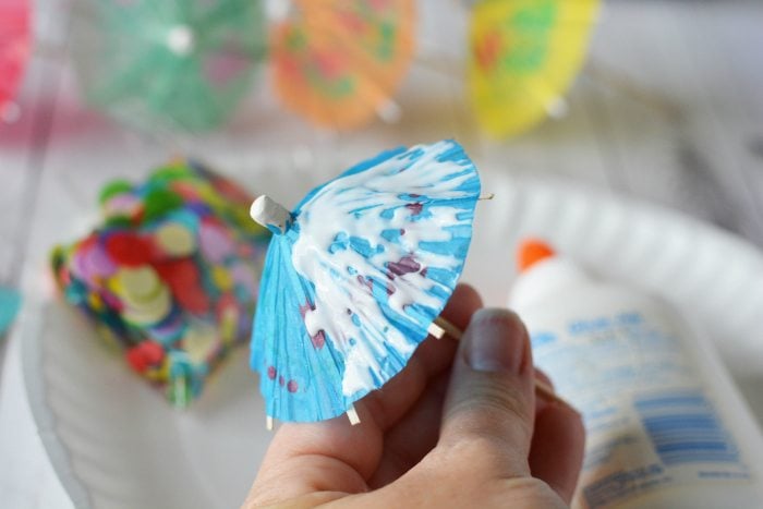 Make some DIY Confetti Umbrellas for everyday use or maybe some for your next party? They're cute, festive, and easy to make! The perfect project to relax! 