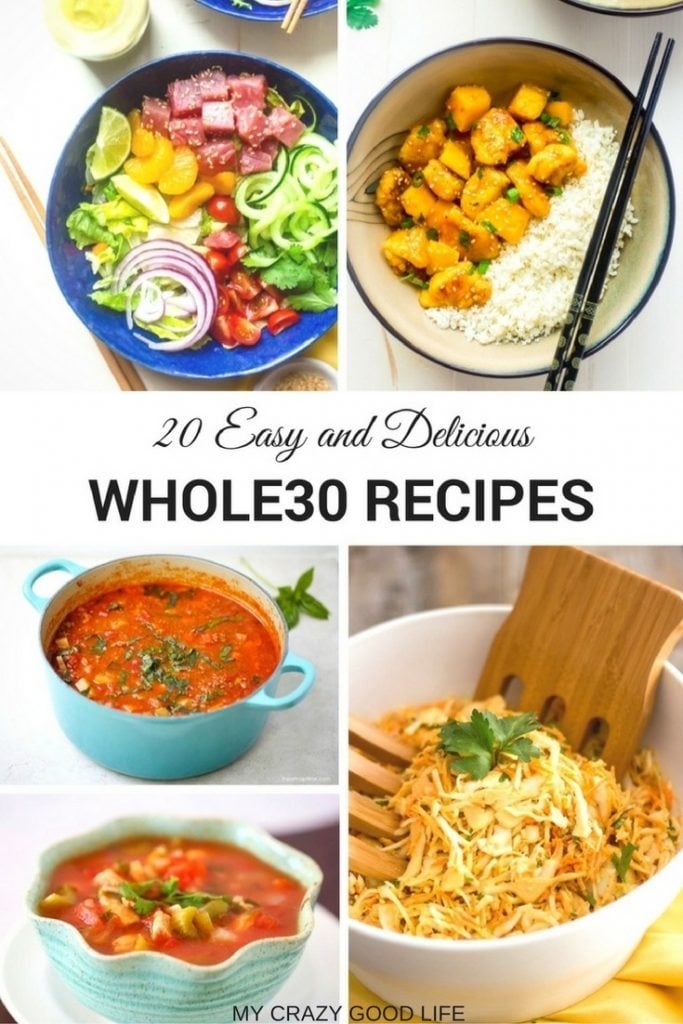 The Whole30 program focuses on real food only! These Whole30 Recipes will show you how easy that goal is to achieve. You can do anything for 30 days...