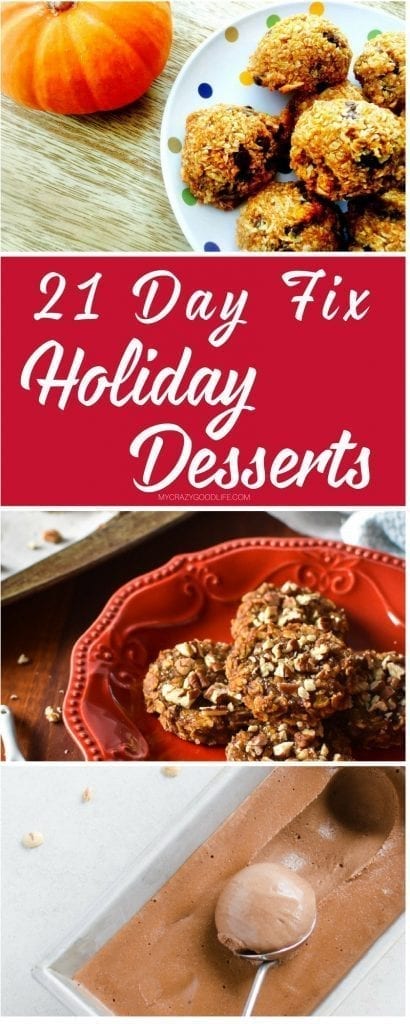 Eating holiday dessert doesn't mean you have to blow your diet! These 21 Day Fix Thanksgiving dessert recipes will help you stay on track.