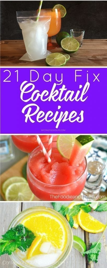 You don't have to skip out on the drinks to be part of the 21 day fix diet plan. Use these 21 Day Fix Cocktail Recipes to stay on track!