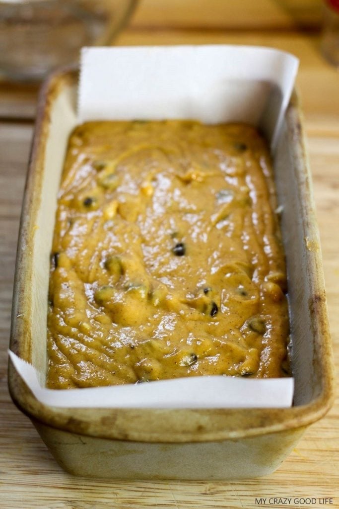 Make some Banana Pumpkin bread with Chocolate Chips, it's bread...disguised as dessert! The Baileys and Bourbon icing takes it the extra, delicious, mile! 