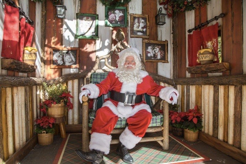 You can find St. Nick at Redwood Creek Challenge Trail in California Adventure