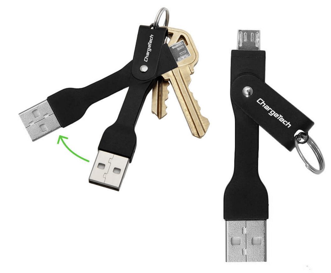 ChargeTech Keychain Charging Cable