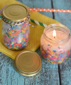 Make some of these festive and beautiful DIY birthday candles. They're fun, easy, and make a great addition to any DIY gift basket!