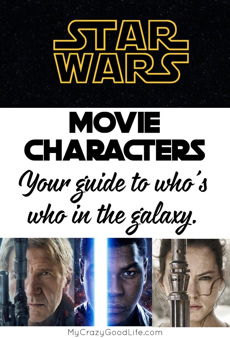 Your cheat sheet to the main Star Wars characters. Need some Star Wars help? I've got you covered with this Star Wars Characters Cheat Sheet. 