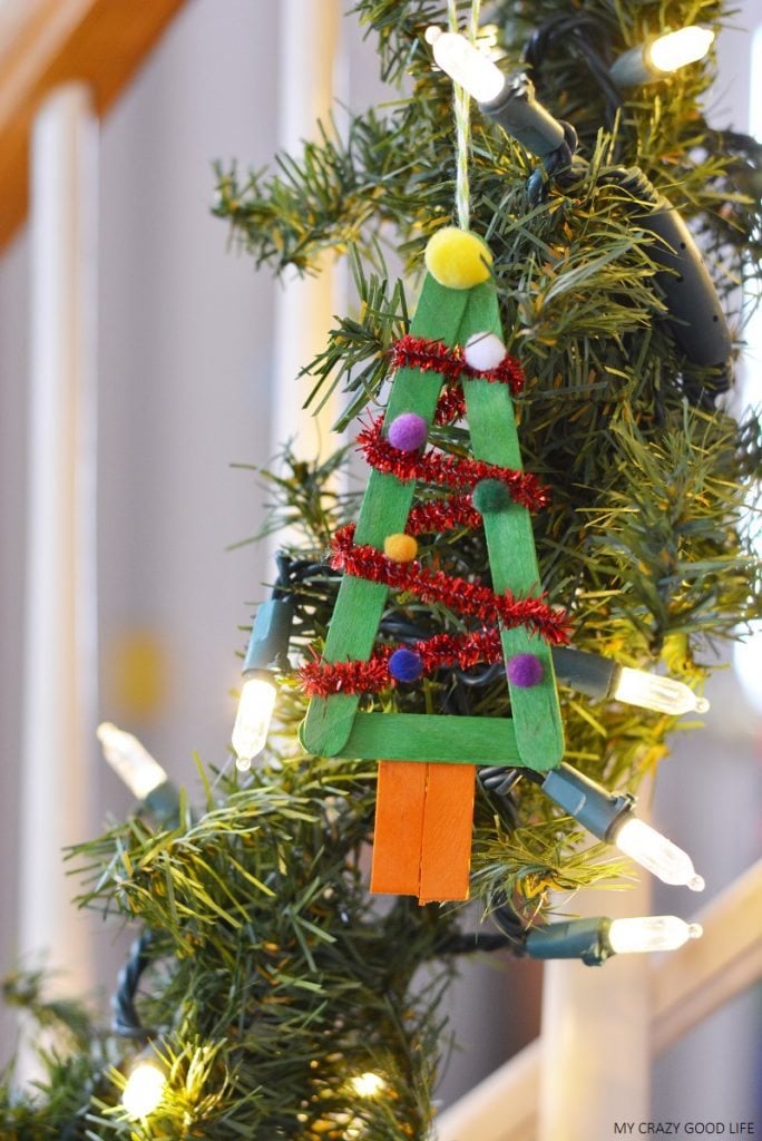 Easy Craft: Popsicle Ornaments | My Crazy Good Life