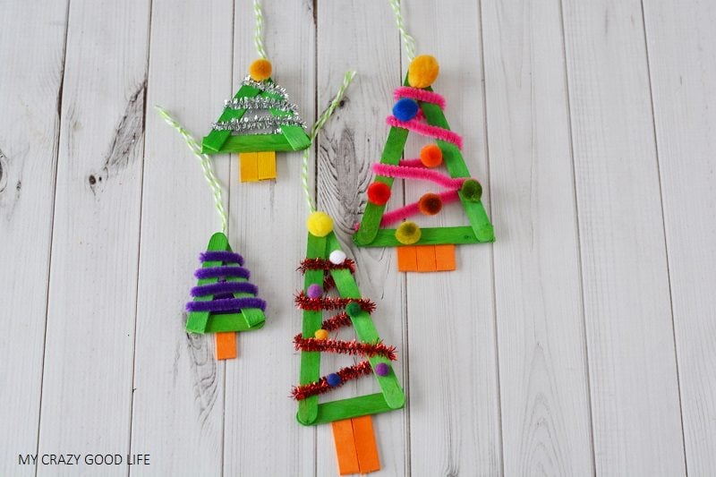 Easy Craft: Popsicle Ornaments | My Crazy Good Life