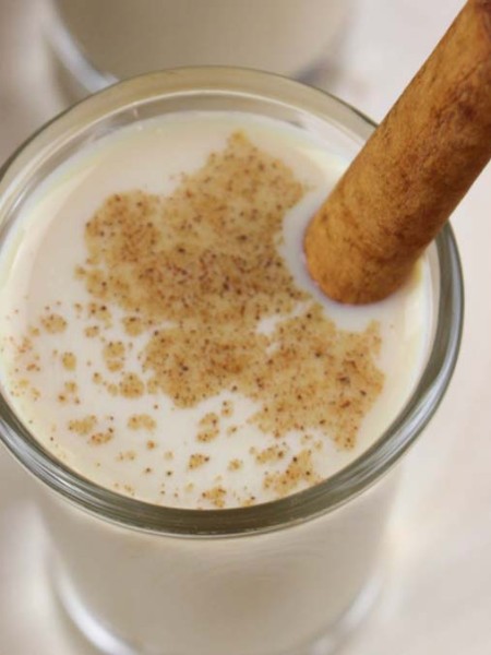 top down image of dolce latte shot