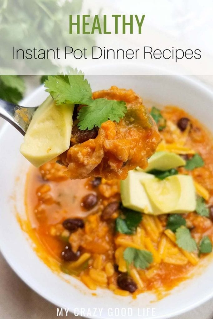 These 21 Day Fix Instant Pot dinner recipes are family-friendly! I'm always looking for easy healthy dinner recipes, and there are a ton here. #21dayfix #beachbody #dinnerrecipe #healthyrecipe