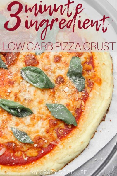 Low Carb Pizza Crust Recipe | Gluten Free Cauliflower Pizza Crust : My ...