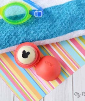 If you're having a Mickey party or are crafting some Fish Extenders for your Disney Cruise, this EOS DIY Mickey Mouse Lip Balm is the perfect craft.