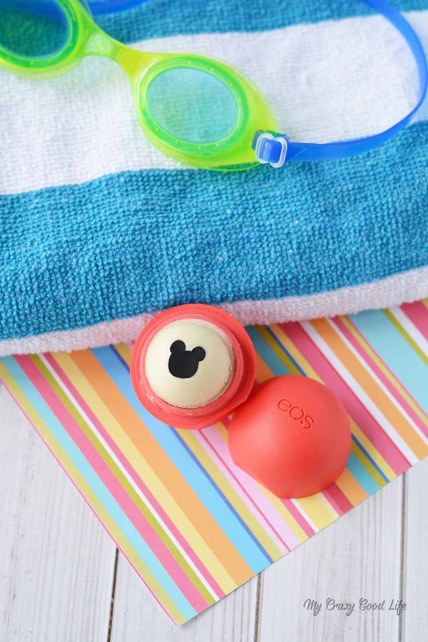 If you're having a Mickey party or are crafting some Fish Extenders for your Disney Cruise, this EOS DIY Mickey Mouse Lip Balm is the perfect craft.