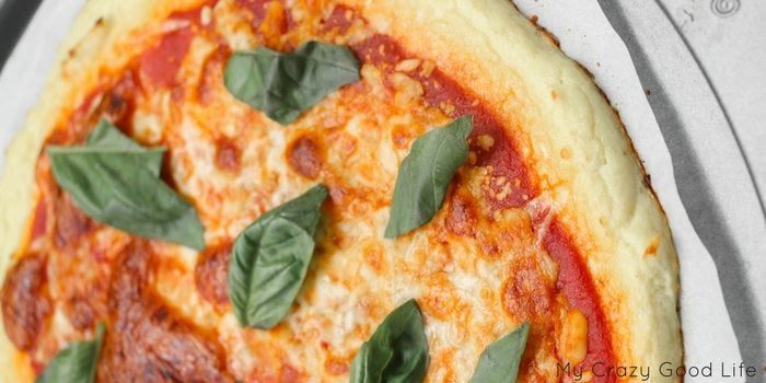 Low Carb Pizza Crust Recipe | Gluten Free Cauliflower Pizza Crust