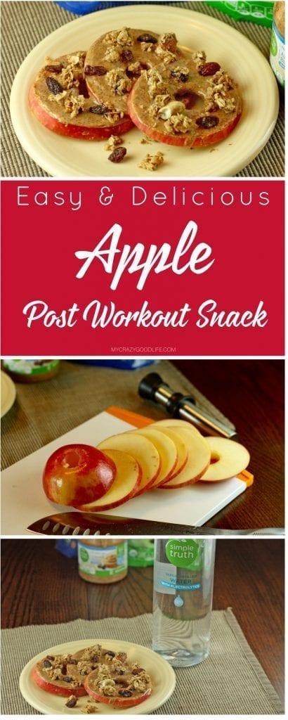 Your post workout snack is important. You need something to help your muscles heal and stay hydrated! Here's our favorite Apple Almond Butter Snacks! 