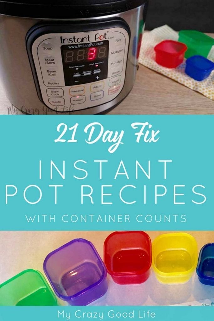 These 21 day fix instant pot recipes will help make your meal planning easier than ever! Quick, delicious, easy meals that are great for the whole family. #instantpot #pressurecooker #IPcooking #pressurecooking #21dayfix #beachbody