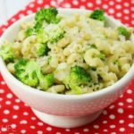 One of our favorite recipes is this easy to make Parmesan Pasta Salad with Broccoli. It's perfect for bringing to a backyard barbecue or baby shower!