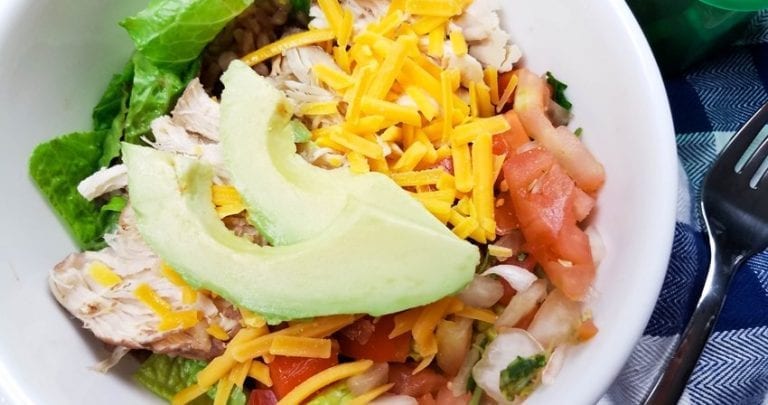 This 21 Day Fix Burrito Bowl recipe is prefect for meal prep day! Cook this Instant Pot Burrito Bowl recipe once and eat all week long!