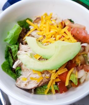 This 21 Day Fix Burrito Bowl recipe is prefect for meal prep day! Cook this Instant Pot Burrito Bowl recipe once and eat all week long!