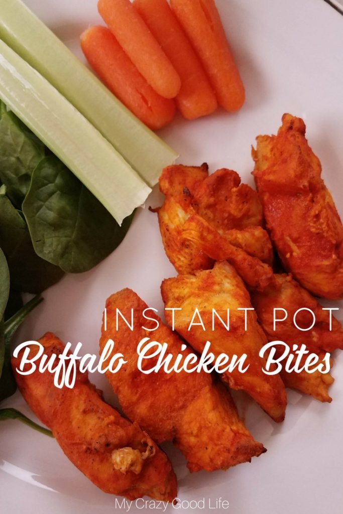 You're going to love these Instant Pot Buffalo Chicken bites! They're an easy Instant Pot dinner that can be prepared from frozen in about 20 minutes!