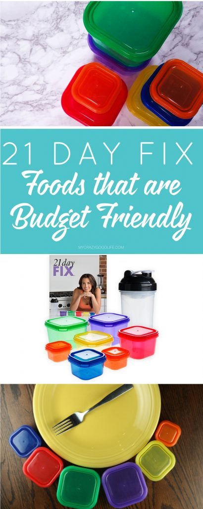 21 Day Fix Budget-Friendly Food List Savings by Container - The Fitness  Focus