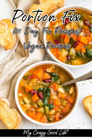 21 Day Fix Vegan Meal Plan Recipes : My Crazy Good Life