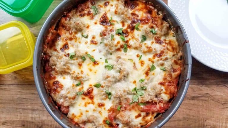 Instant Pot Lasagna with Cottage Cheese