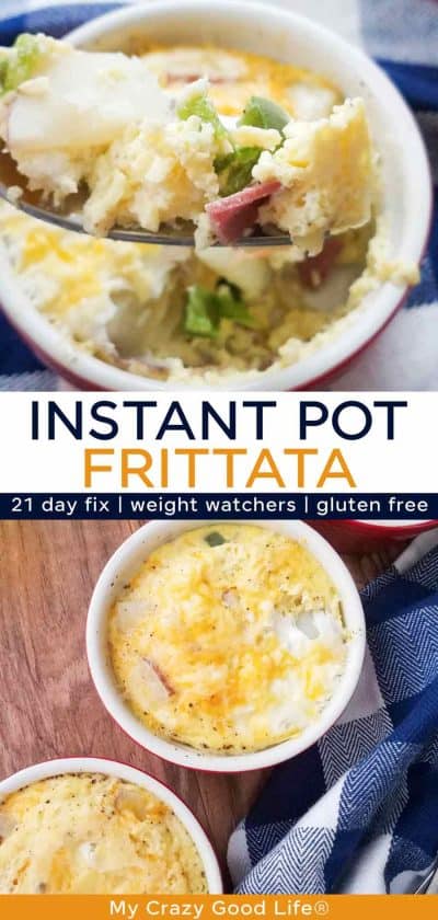 Instant Pot Frittata Recipe in Ramekins : My Crazy Good Life